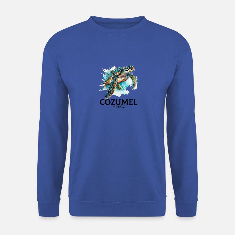 cozumel mexico, cozumel - Unisex Pullover - Royalblau