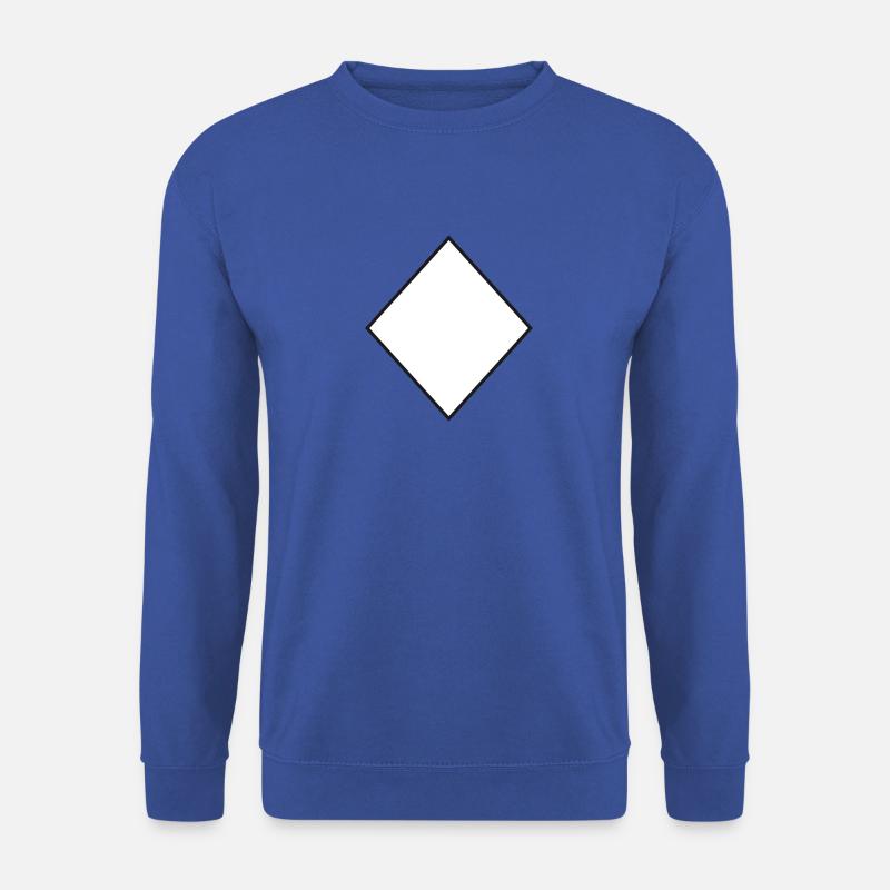 Taxi - rhombus - Unisex Pullover - Royalblau
