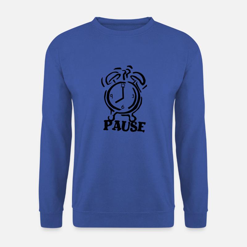 pause - Unisex Pullover - Royalblau