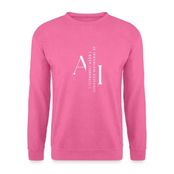 L’IA continue de coder - Sweat-shirt Unisexe - rose - Devant