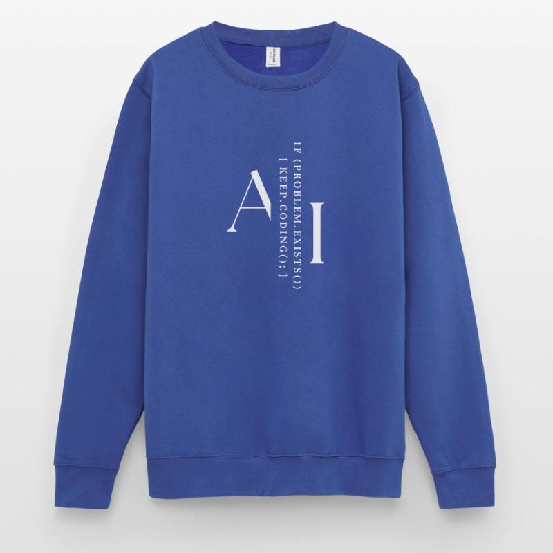 L’IA continue de coder Sweat-shirt Unisexe