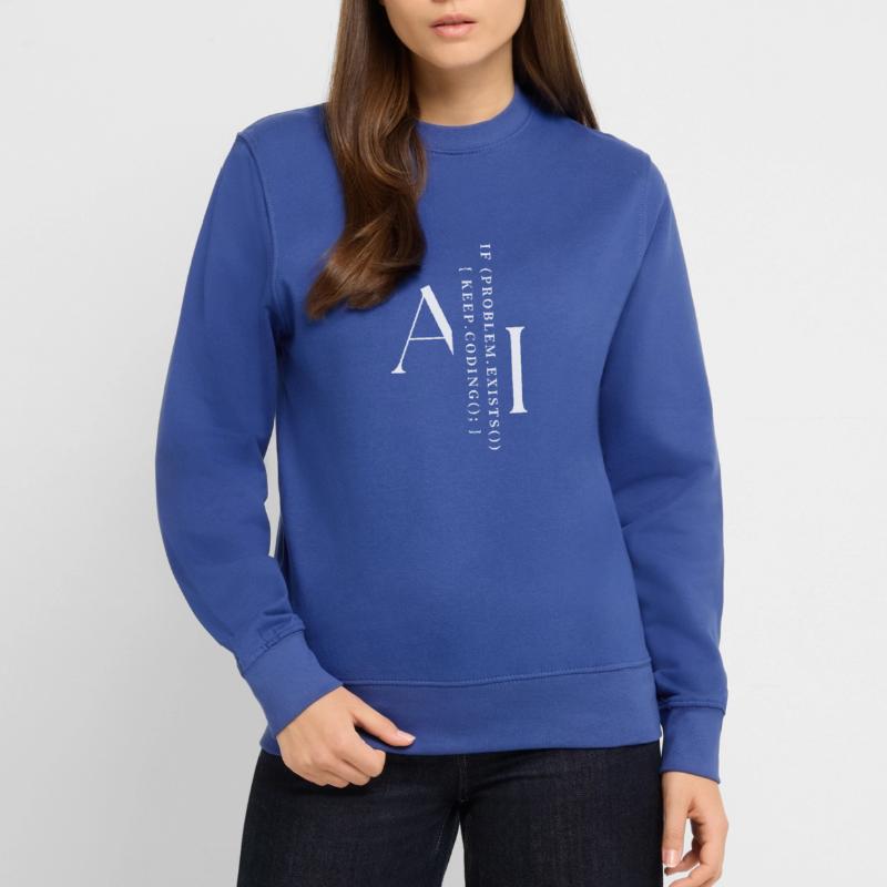 L’IA continue de coder Sweat-shirt Unisexe