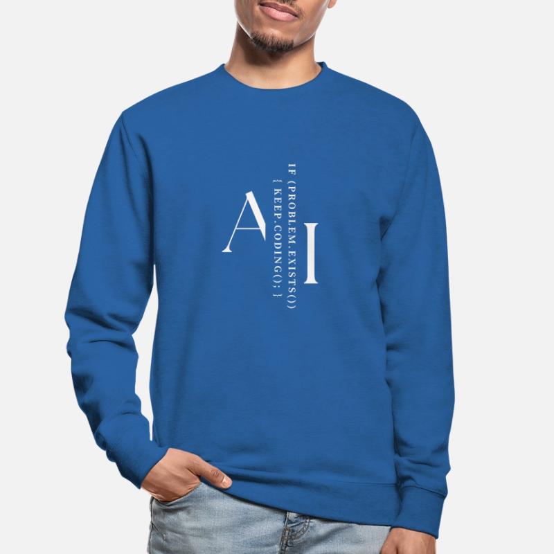 L’IA continue de coder Sweat-shirt Unisexe