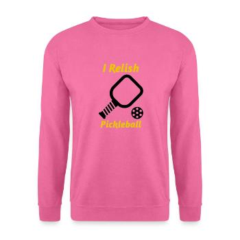 Ich genieße Pickleball - Unisex Pullover - Pink - Vorne