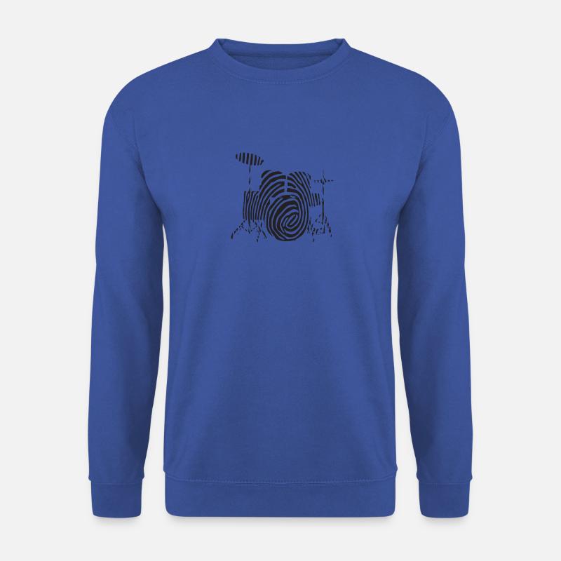Drum Fingerabdruck - Unisex Pullover - Royalblau
