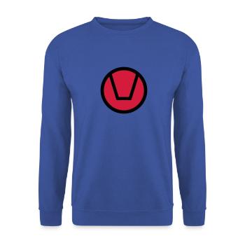 International Libertine Symbol - Unisex Sweatshirt - royal blue - Front - Alina (178cm) & Michal (187cm)