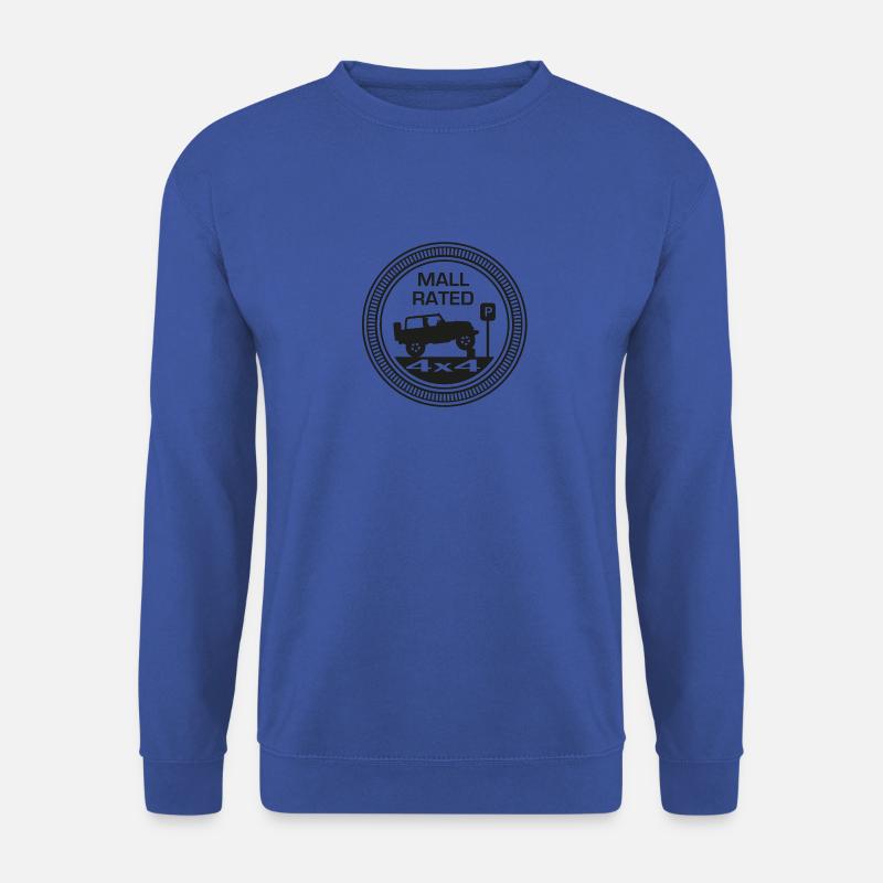 The "Rated" Stickers: Mall Rated - Unisex Pullover - Royalblau