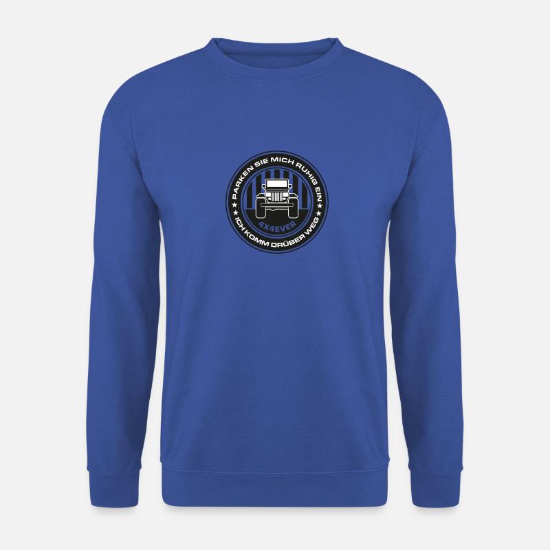 Parken Sie mich ruhig ein... YJ - Unisex Pullover - Royalblau