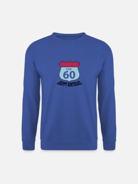 Geburtstag Birthday Route 60 - Unisex Pullover - Royalblau