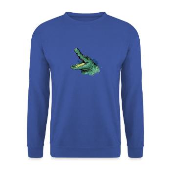 KOKoDriLiTo Kutuxa - Sweat-shirt Unisexe - bleu royal - Devant - Alina (178cm) & Michal (187cm)