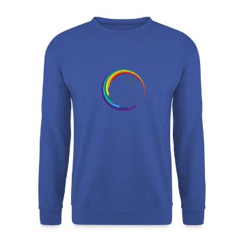Yoga tree and chakras - Unisex Sweatshirt - royal blue - Front - Alina (178cm) & Michal (187cm)