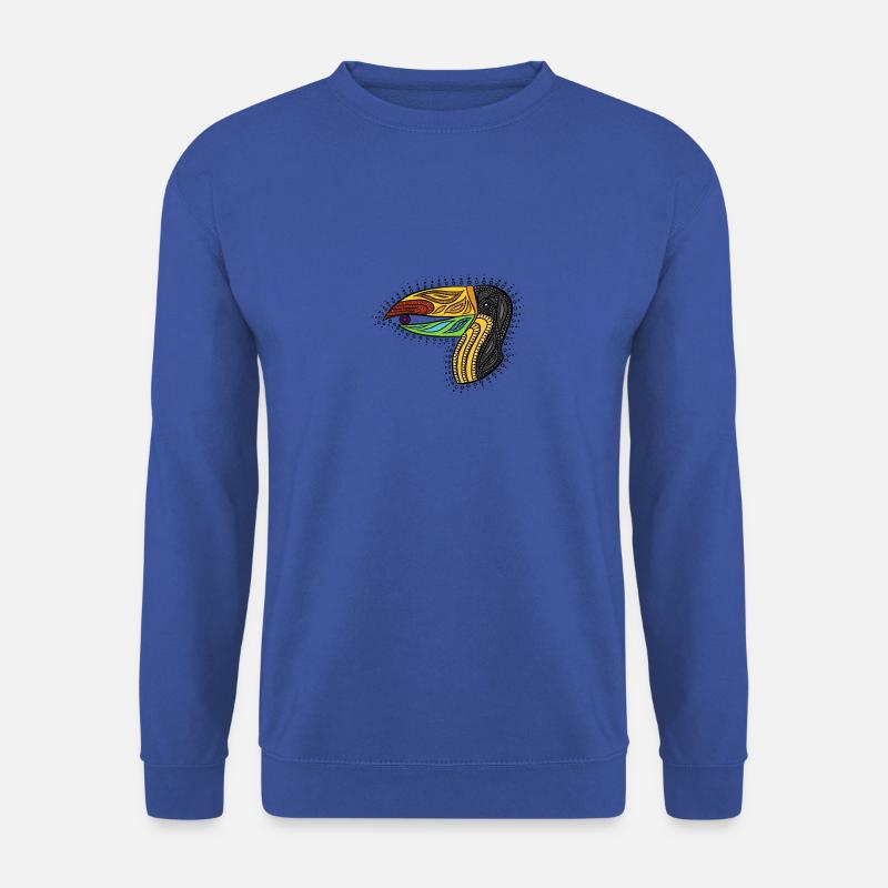 Mandala Tucan colour - Unisex Pullover - Royalblau