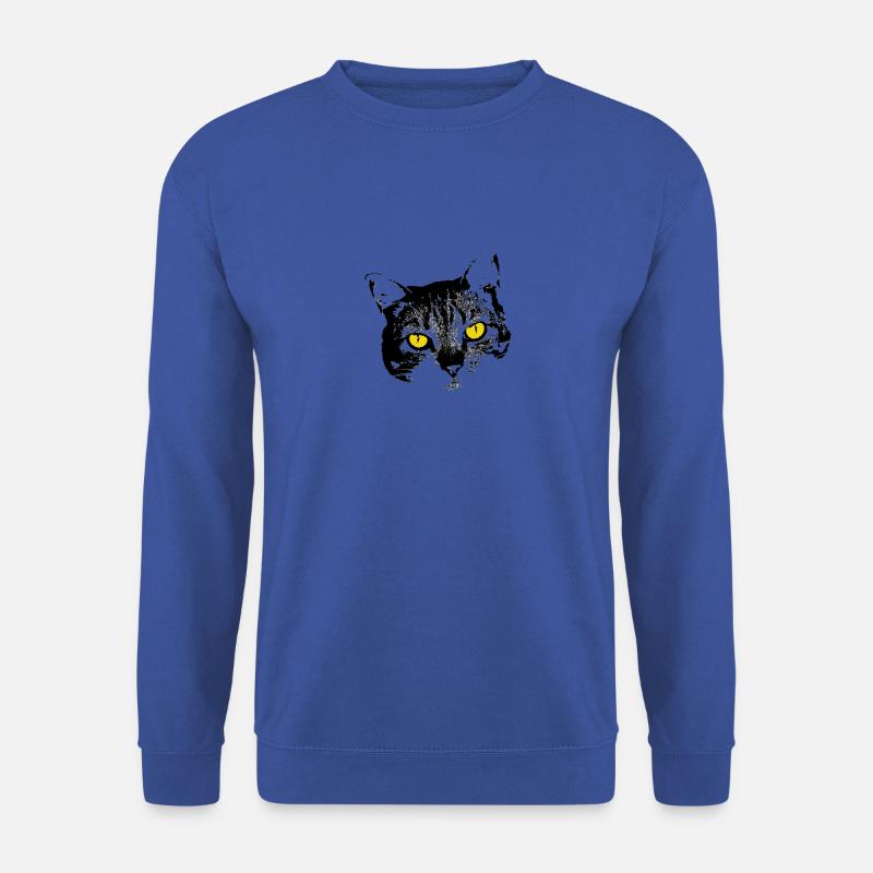 Chat - Sweat-shirt Unisexe - bleu royal