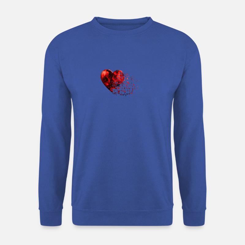 Herz gebrochen - Unisex Pullover - Royalblau