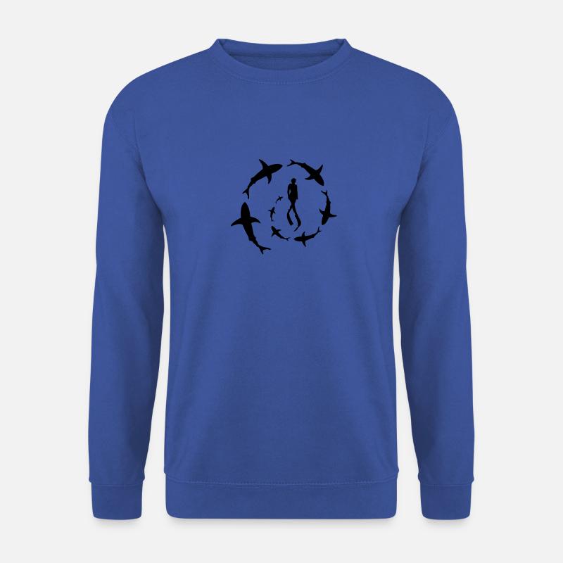 Haie 4 - Unisex Pullover - Royalblau