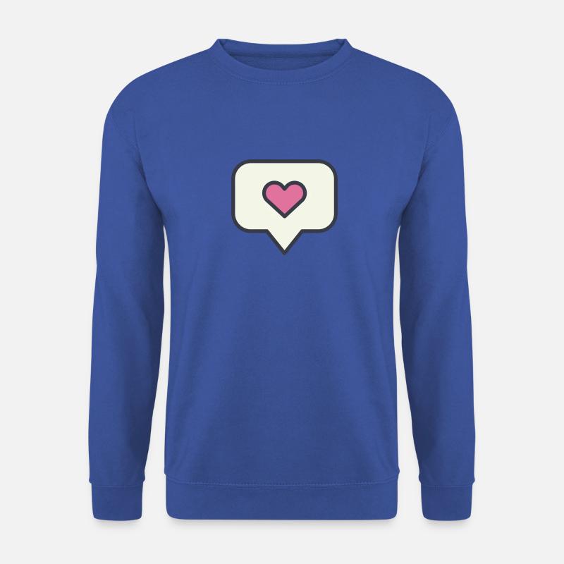 Abstract - like - Unisex Pullover - Royalblau