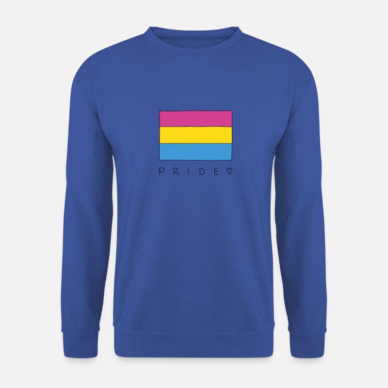 Pansexual Flagge Pride - Unisex Pullover - Royalblau