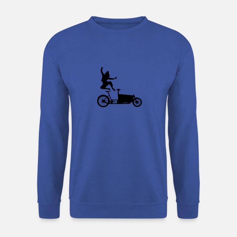 Spring auf's Lastenrad - Unisex Pullover - Royalblau