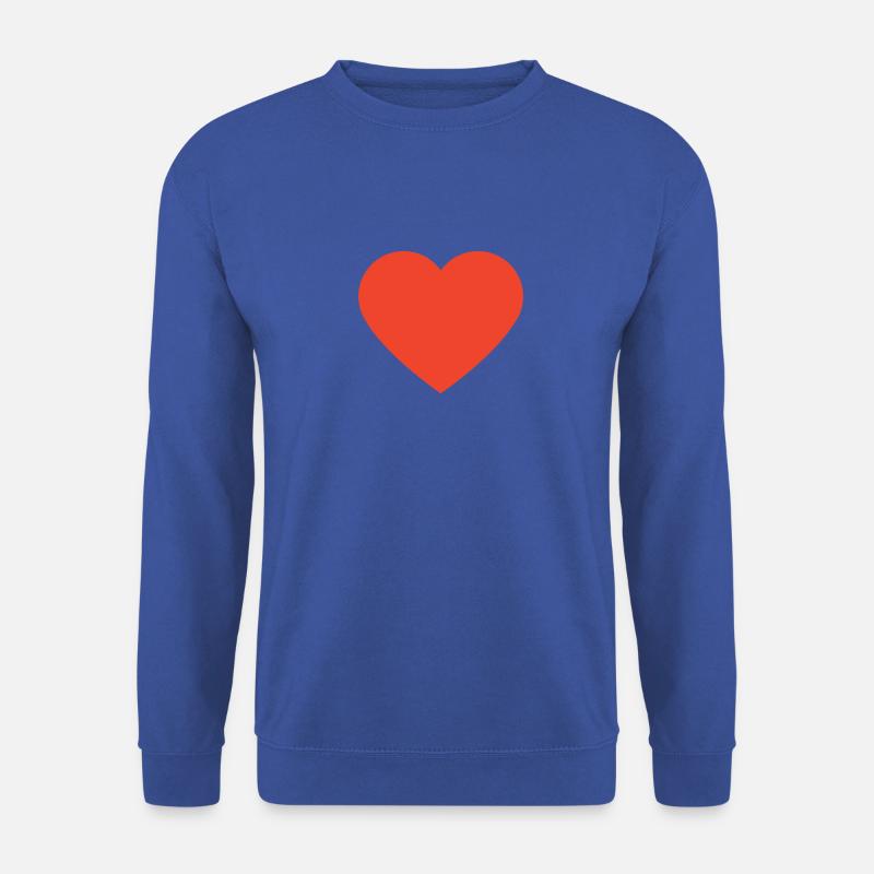 Polar - heart - Unisex Pullover - Royalblau