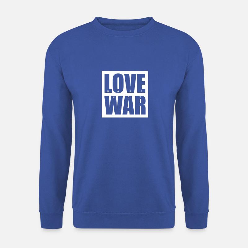 LIEBE STATT KRIEG - Unisex Pullover - Royalblau