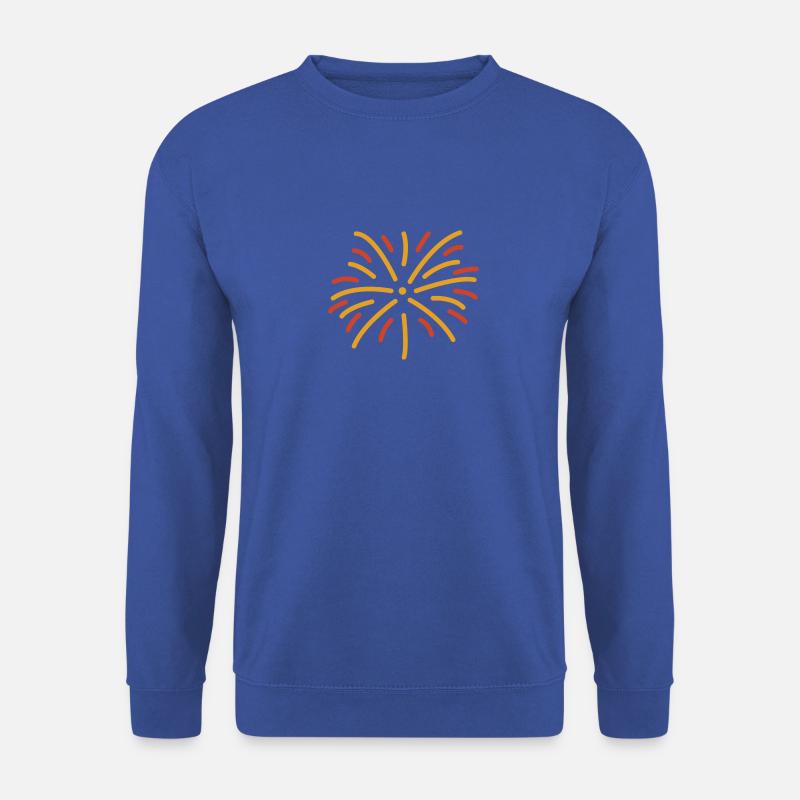 Arabica - fireworks - Unisex Pullover - Royalblau