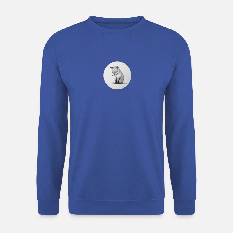 Fuchs - Unisex Pullover - Royalblau