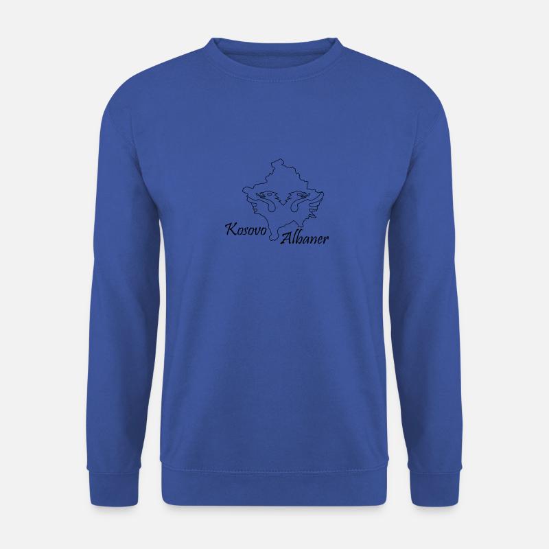 kosovo - albaner schwarz - Unisex Pullover - Royalblau