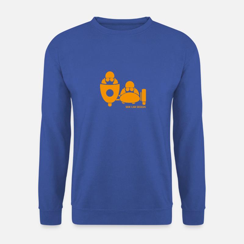 BASSET LOGO orange - Unisex Pullover - Royalblau