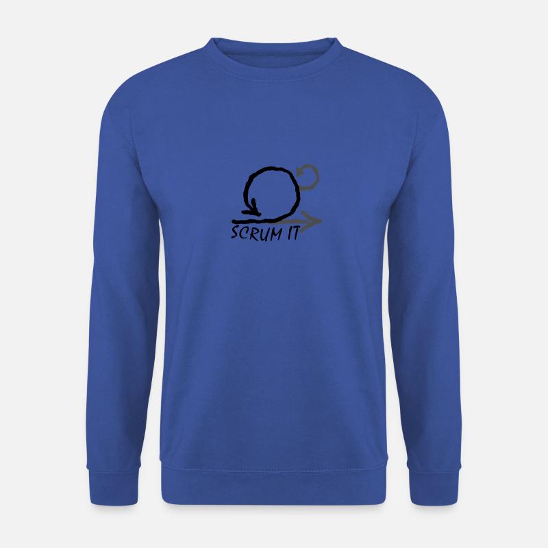 scrum it - Unisex Pullover - Royalblau