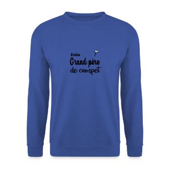 Arrière Grand-père - Sweat-shirt Unisexe - bleu royal - Devant - Alina (178cm) & Michal (187cm)
