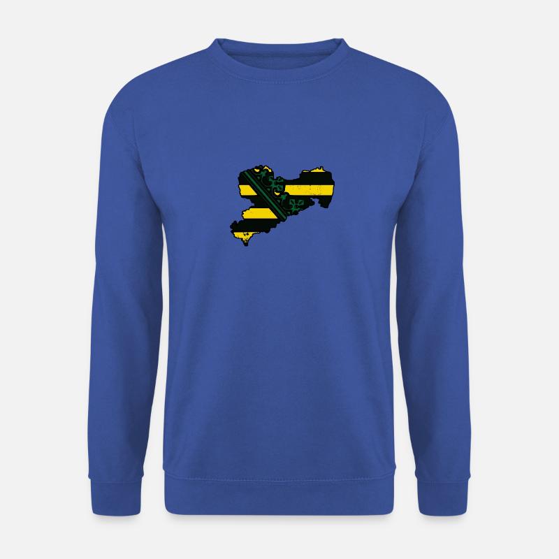 Sachsen Flagge - Unisex Pullover - Royalblau