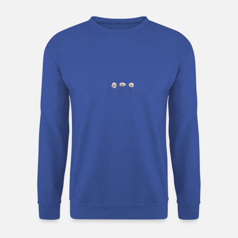 3 daisy - Unisex Pullover - Royalblau