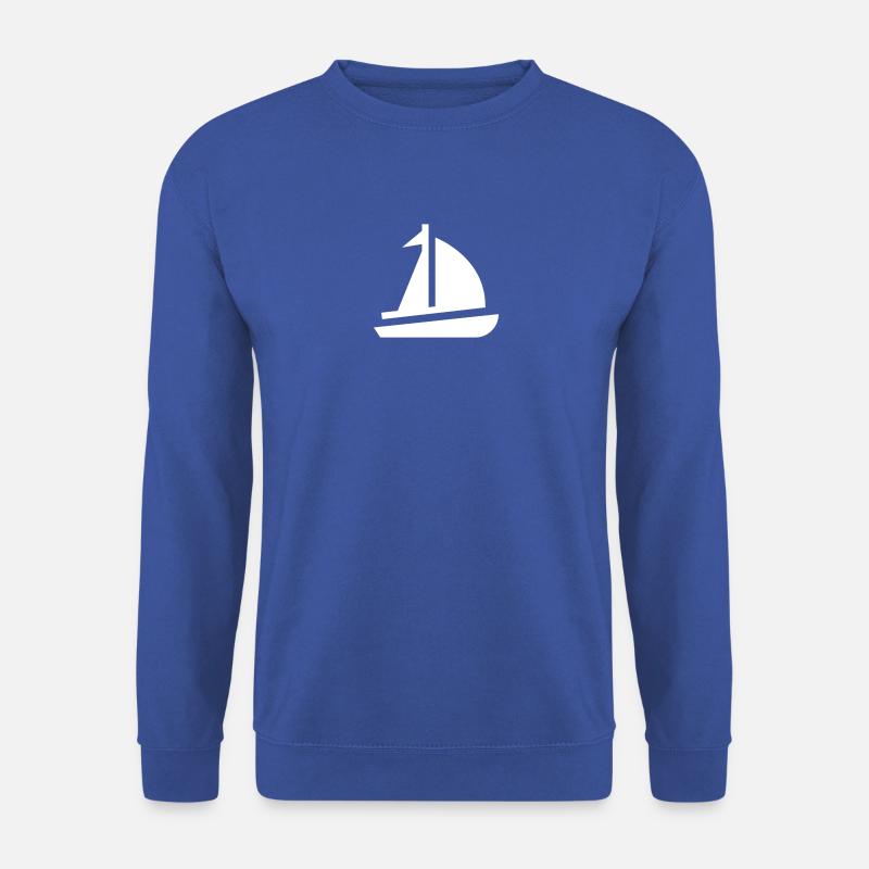 Segelboot - Unisex Pullover - Royalblau