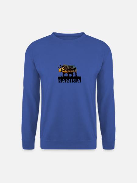 Namibia Nashorn - Unisex Pullover - Royalblau