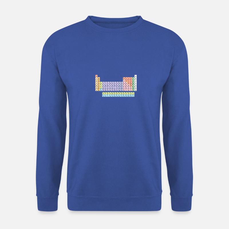 periodic table - Unisex Pullover - Royalblau