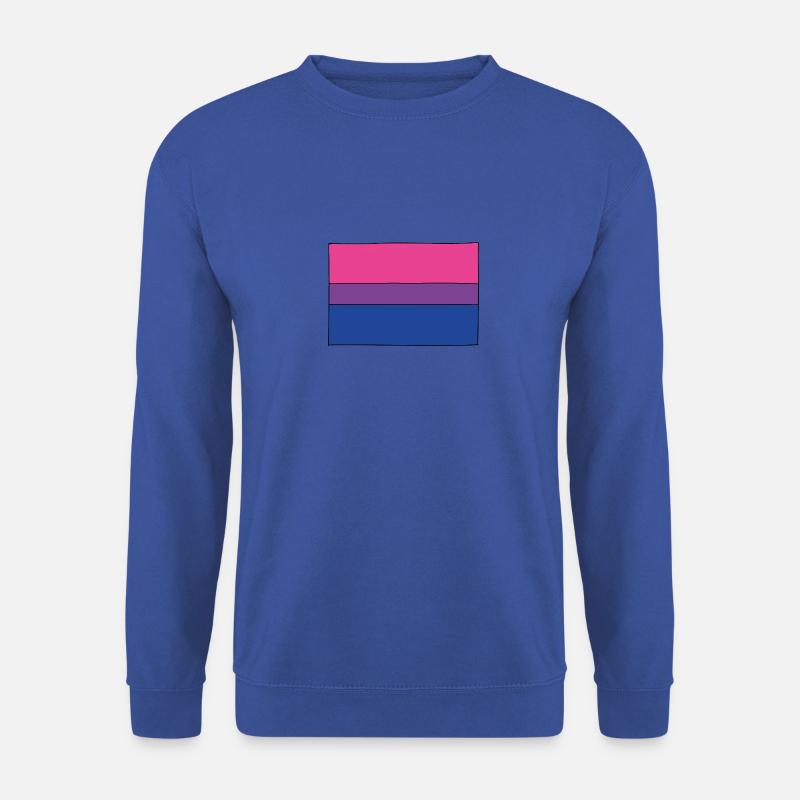 Bisexual Flagge - Unisex Pullover - Royalblau
