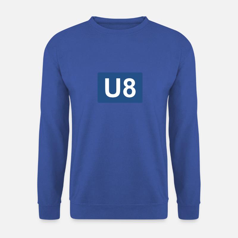 Berlin U-Bahn U8 - Unisex Pullover - Royalblau
