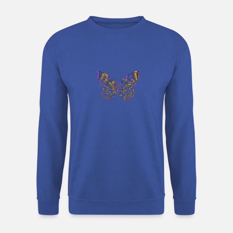 Schmetterling, Butterfly - Unisex Pullover - Royalblau