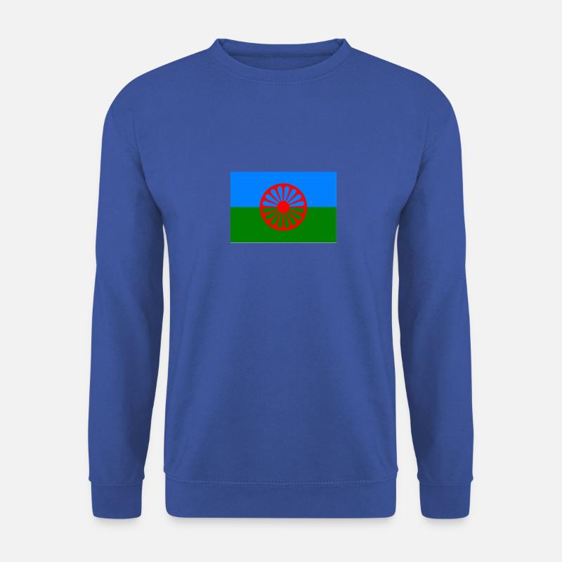 Roma Nation Flagge -Groß - Unisex Pullover - Royalblau