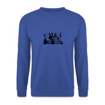 Umeå Tourist - Unisex Sweatshirt - royal blue - Front - Alina (178cm) & Michal (187cm)