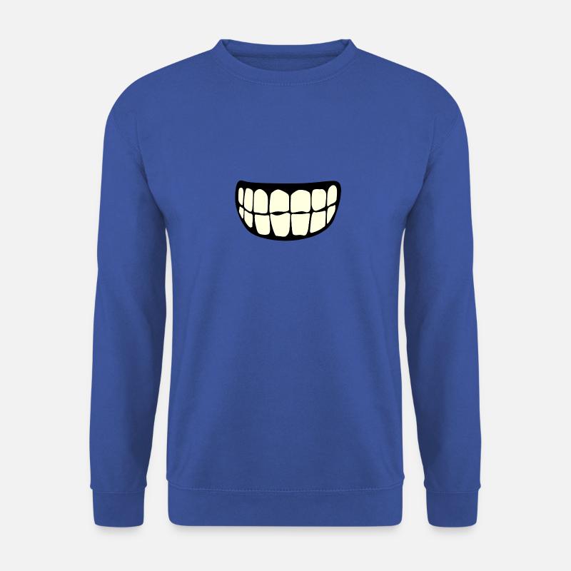 Zahnlächelprothese 206 S. - Unisex Pullover - Royalblau