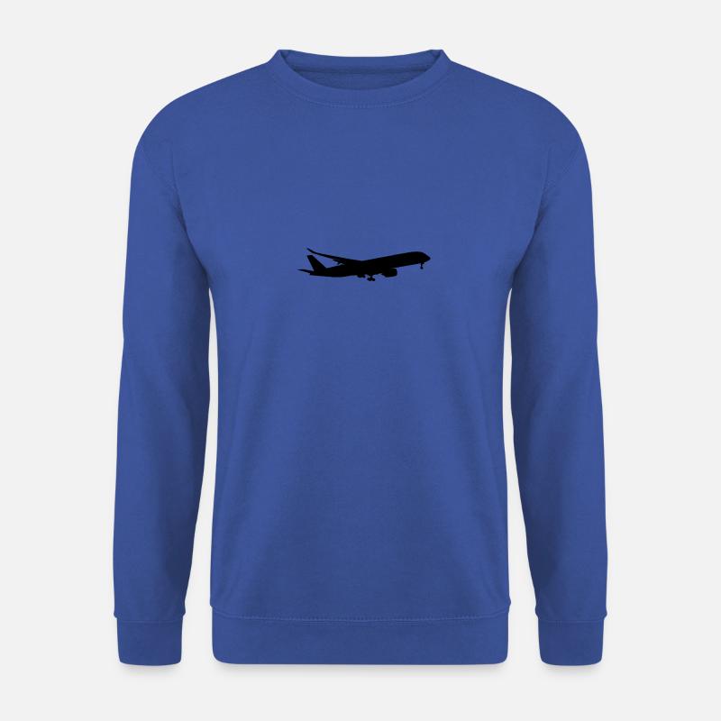 A350 XWB Silhouette - Unisex Pullover - Royalblau