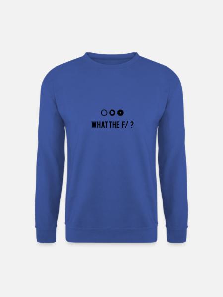 WHAT THE F /? - Unisex Sweatshirt - royal blue