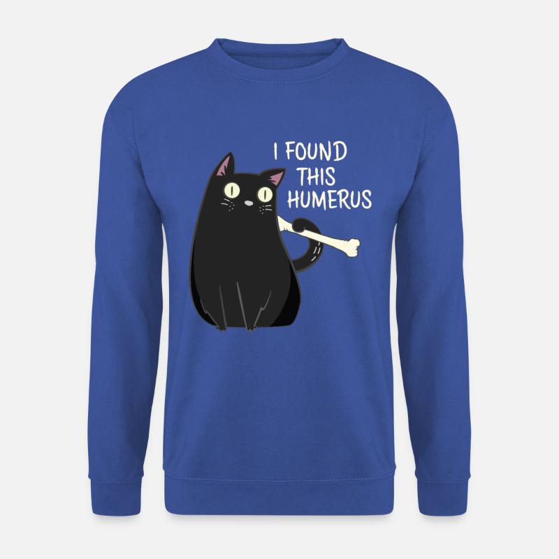 Lustig Katze Katzenliebhaber Geschenk - Unisex Pullover - Royalblau