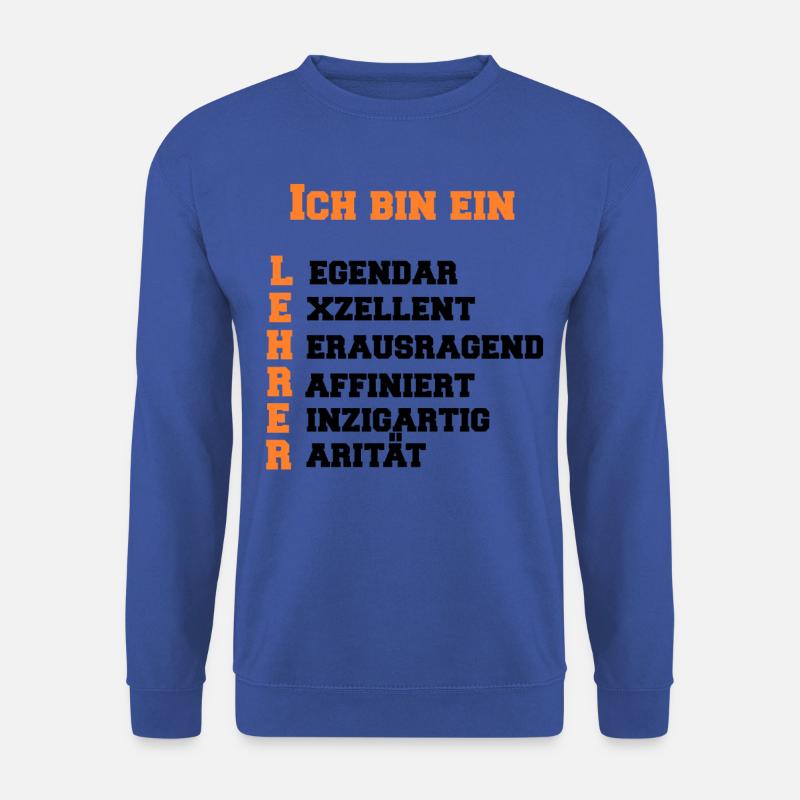 Lehrer - Unisex Pullover - Royalblau