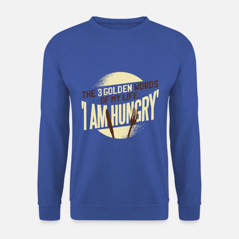 3 Wörter - Ich habe Hunger - Unisex Pullover - Royalblau
