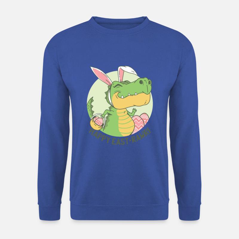 Happy Easter - Happy East-Rawr - Unisex Sweatshirt - royal blue