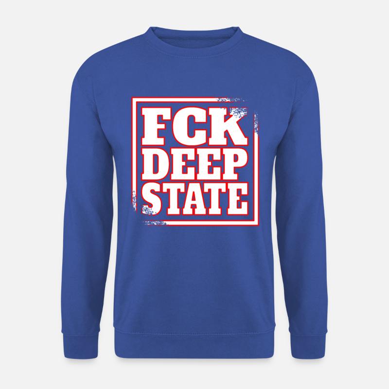 deep state - deepstate - deep state - Unisex Sweatshirt - royal blue