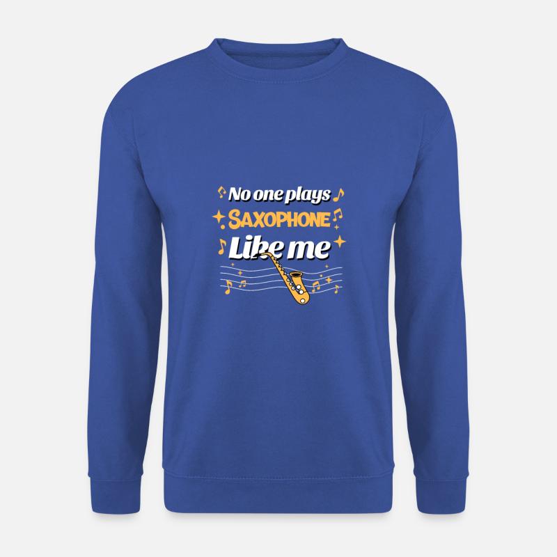 Niemand spielt Saxophone wie ich Musiker - Unisex Pullover - Royalblau