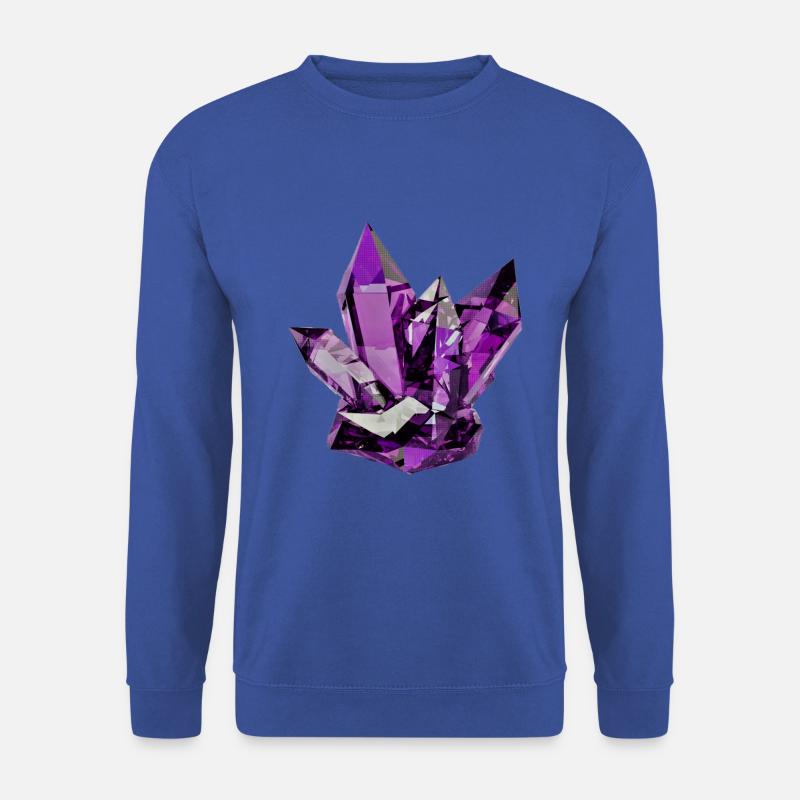 Géode pourpre - Sweat-shirt Unisexe - bleu royal